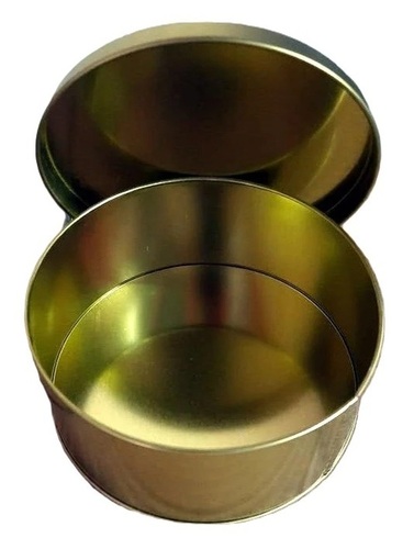 Round Tin Container
