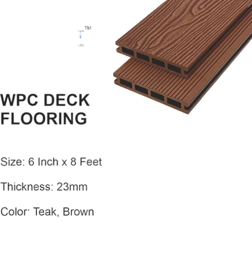 Brown Wpc Deck