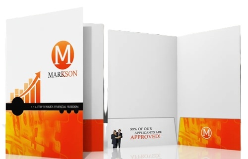 Custom File Folders With Double Pocket