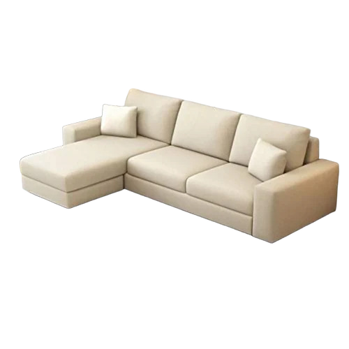 White L Shape Sofa Set