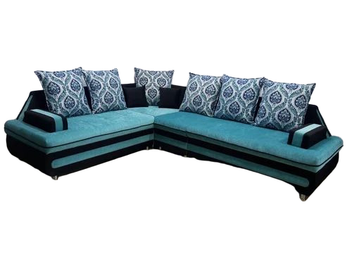 Wooden L Shape Sofa Set