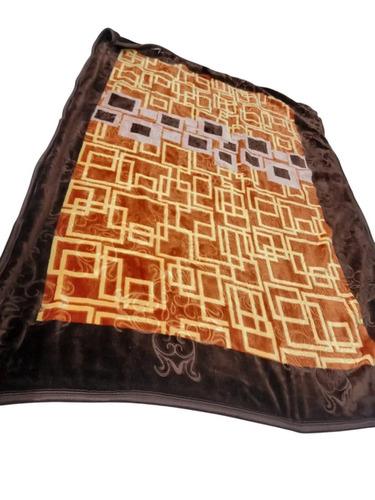 Muticolor Double Layer Mink Blanket - Age Group: Adults