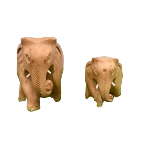 Wooden Elephant Showpieces