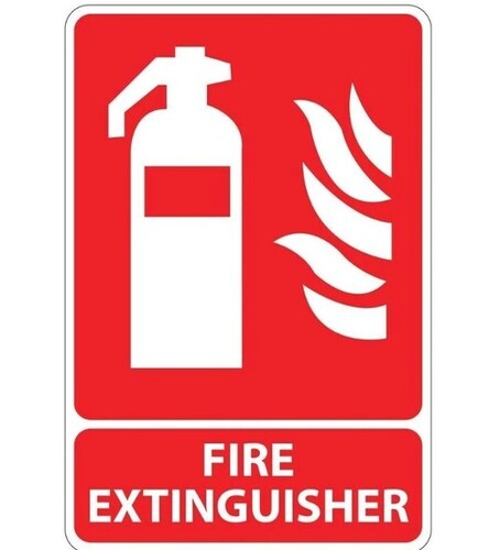 Fire Extinguisher Sign Board
