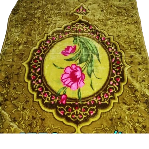 Floral Mink Bed Blanket - Age Group: Adults