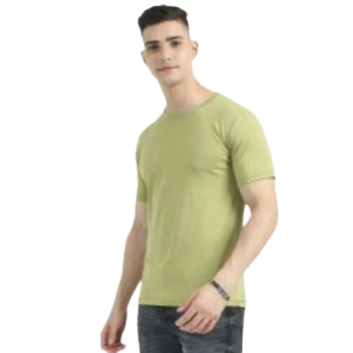 Mens Cotton Plain T Shirt
