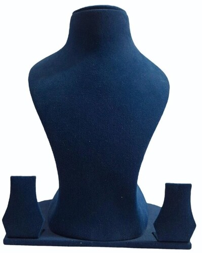 Table Top Blue Jewellery Display Stand Set