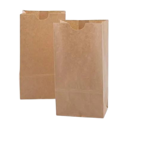 Plain Kraft Paper Pouch - Color: Brown