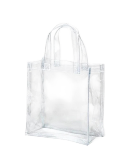Clear Pvc Bag For Shopping - Color: Transparent