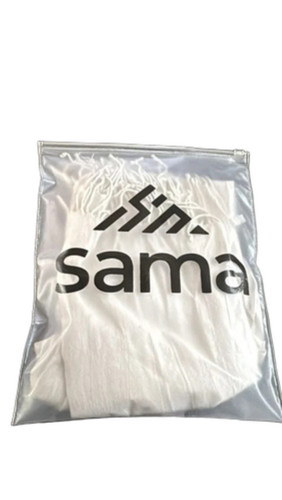 Frosted Pvc Slider Zipper Lock T-Shirt Bags - Color: Transparent