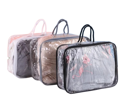 Pvc Bag Single Blanket Bag - Color: Transparent