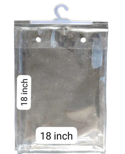 Pvc Button Hanger Bag 10Mm - Color: Transparent
