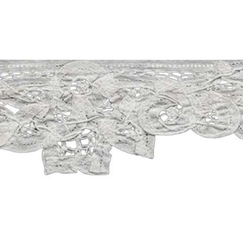 Fancy Batten Laces - Color: White