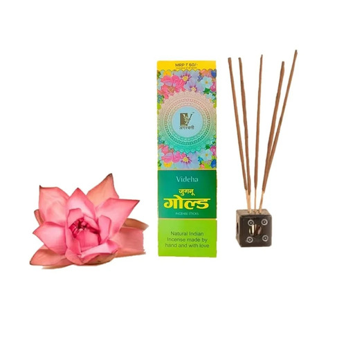 Videha Jugnu Gold Incense Sticks - Color: Black