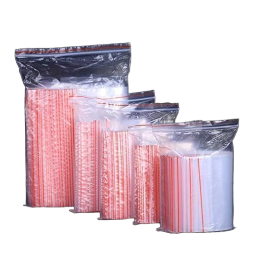 Zip Lock Pouches - Color: Transparent