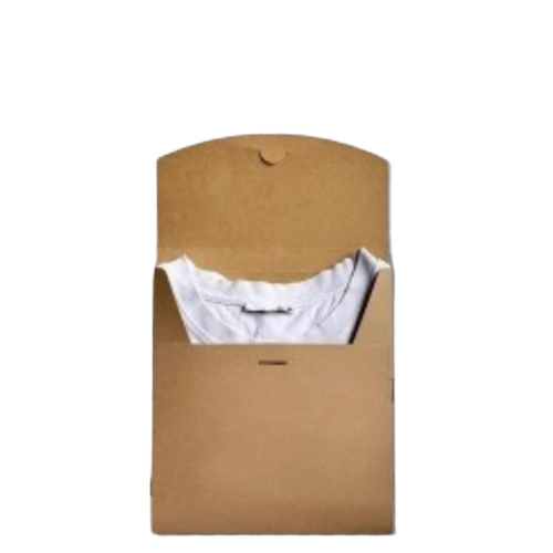 Brown Plain Folding Carton Garments Box