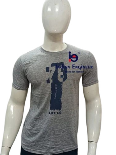 Men Round Neck T Shirt