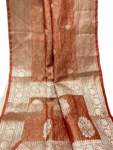 Tissue Fabric Saree - Color: Multicolor