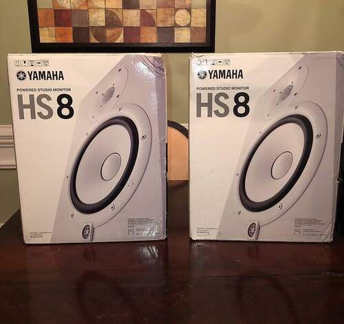 Good Quality Authentic New Yanaha HS8 Studio Monitor Pair