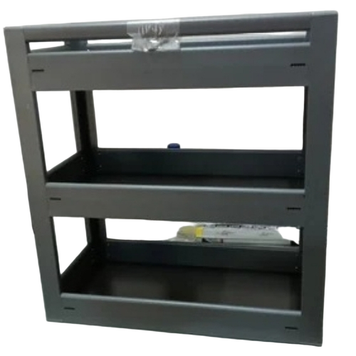 Aluminum 3 Shelf Pullout Kitchen Basket