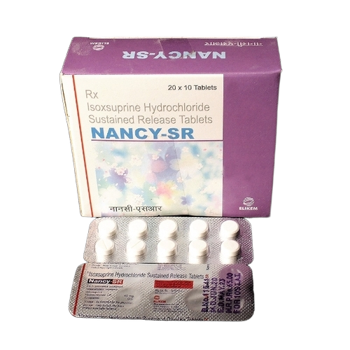 Isoxsuprine Hydrochloride Sustained Release Tablets
