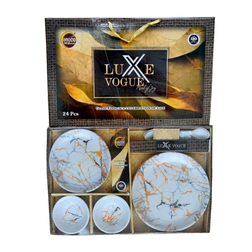 24 Pieces Melamine Dinner Set