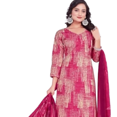 Cotton Printed Unstitched Salwar Suit Sets