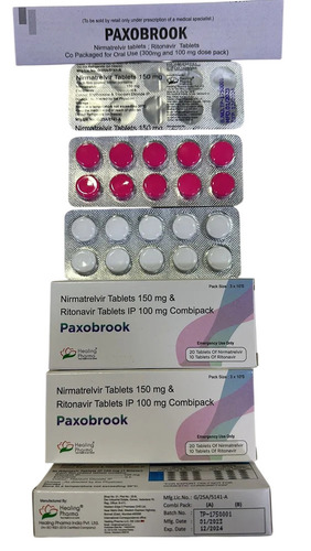 Paxobrook Nirmatrelvir Tablets And Ritonavir Tablets - Brand Name: Paxlovid (Nirmatrelvir/Ritonavir