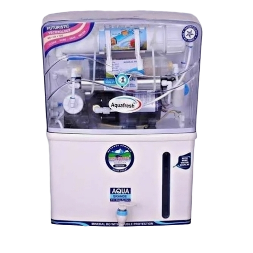 Pure Water Aqua Purifier - Plastic, 10-15 L/Hr Flow Rate | RO, UV, UF Filtration, TDS Control, Auto Shutoff, Smart Indicator