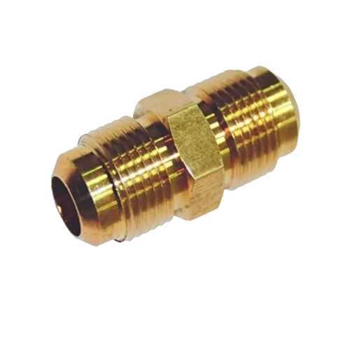 2 Inch Brass Flared Male Connector - Shape: Equal