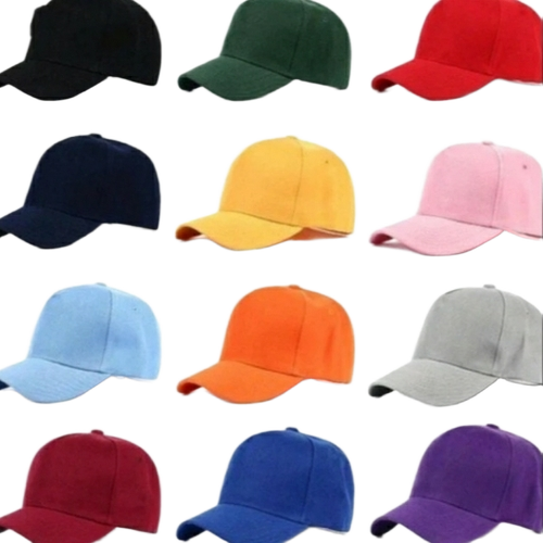 Multicolor Plain Cap