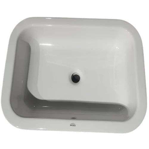 White Bathroom Ceramic Wash Basin
