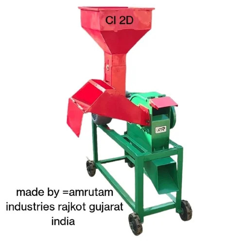 3 Blades High Speed Small Chaff Cutter Machine - Features: Durable Heavy-Duty Construction