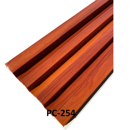 5 Mm Wpc Louvers Panels - Pvc Material, 5 Mm Thickness, Red Color | Rectangular Shape, Residential Use
