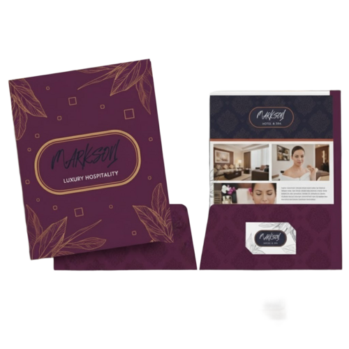 Personlized File Folders With Double Pocket - Application: For Keeping Documents