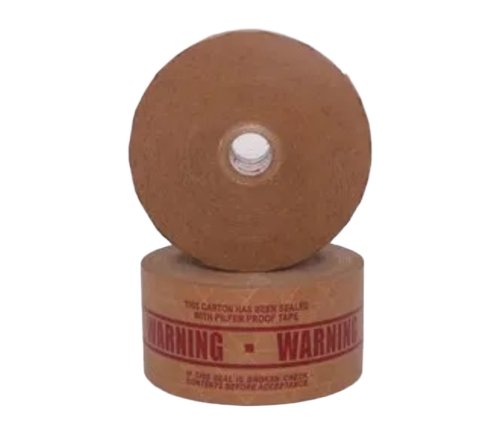 Warning Red Reinforced Paper Tape - Color: Brown