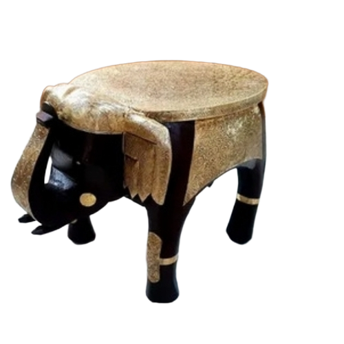 Wooden Elephant Designer Table 