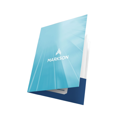 Custom File Folders With Single Pocket - Application: For Business Use