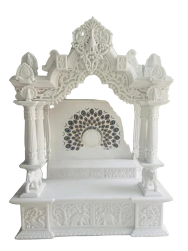 Elegant and Traditional White Marble Temple