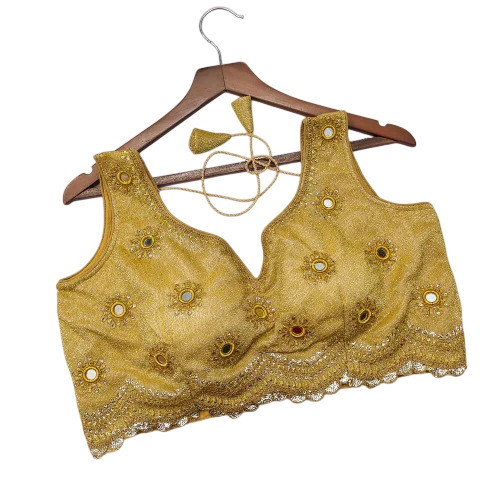 Golden Simmer Blouses For Women - Feature: Dry Cleaning