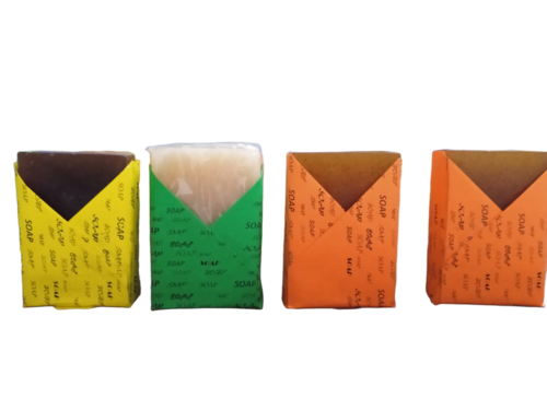 Lemon And Orange Soap Bar - Color: White