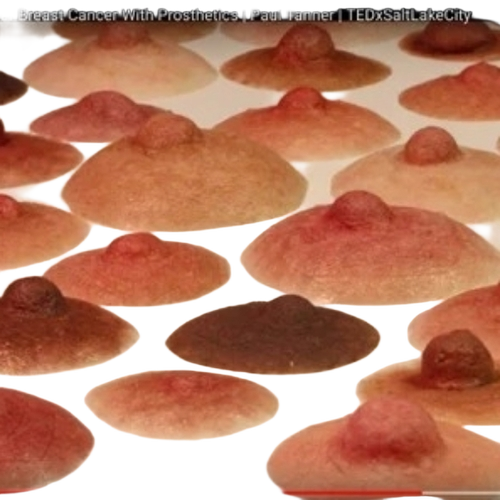 Silicone Breast Nipple Post Mastectomy For Cancer Patients 