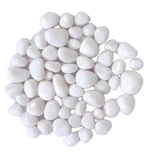 White Polished Pebble 