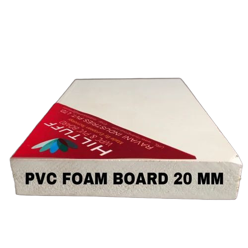 20mm PVC Foam Board - PVC, 8x4 Feet, White | Industrial Use