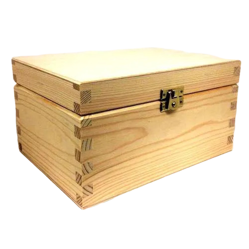 Rectangular Pinewood Box