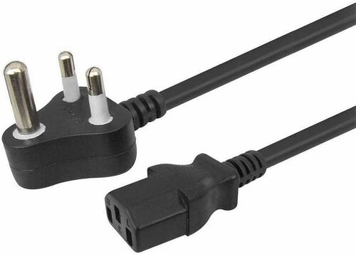 3 Pin Power Cords - Color: Black