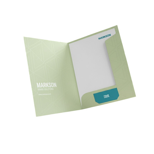 Client File Folders With Two Flap - Coating Type: Gloss