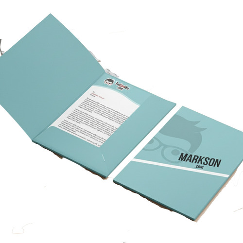 Document File Folders with Two Flap