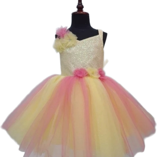 Girls Multi Layered Ruffle Frock