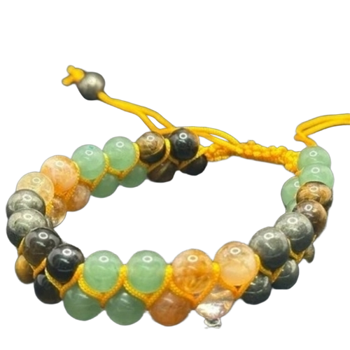 Natural Money Magnet Double Layer Bracelet